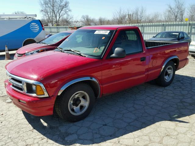 1GCCS1441R8135948 - 1994 CHEVROLET S TRUCK S1 RED photo 2