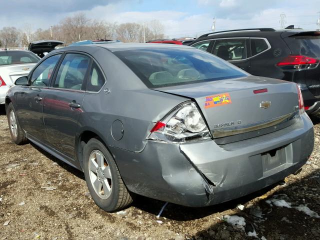 2G1WT57K491143632 - 2009 CHEVROLET IMPALA 1LT GRAY photo 3