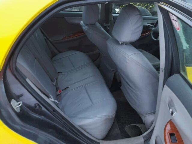 2T1BU40E69C137687 - 2009 TOYOTA COROLLA BA YELLOW photo 6