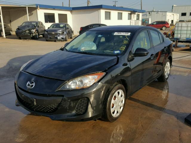 JM1BL1UF6C1500652 - 2012 MAZDA 3 I BLACK photo 2