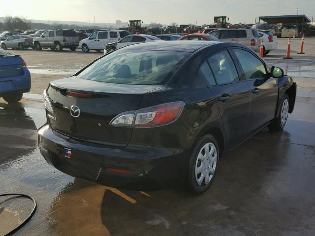 JM1BL1UF6C1500652 - 2012 MAZDA 3 I BLACK photo 4