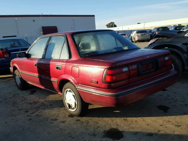 1NXAE94A1NZ352559 - 1992 TOYOTA COROLLA DL RED photo 3