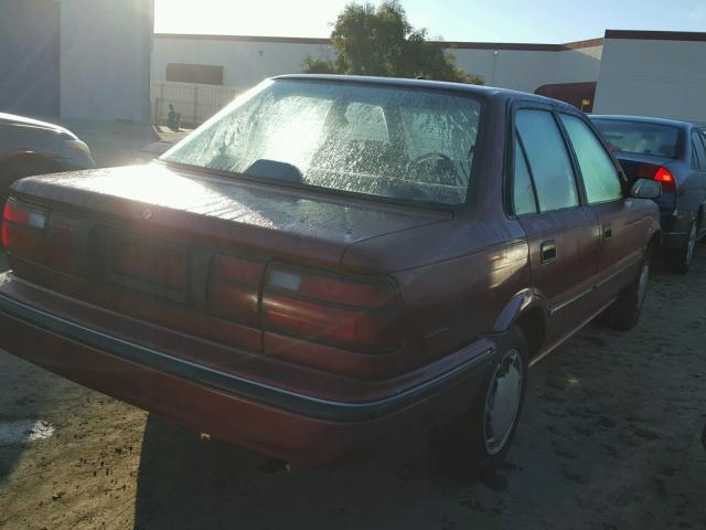 1NXAE94A1NZ352559 - 1992 TOYOTA COROLLA DL RED photo 4