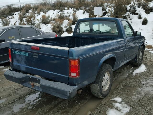 1B7FL26X5RW112143 - 1994 DODGE DAKOTA GREEN photo 4