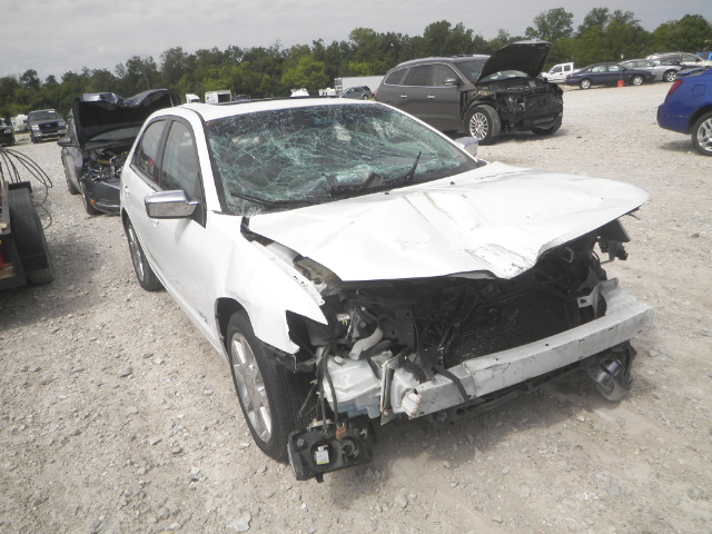 3LNHM28T47R637092 - 2007 LINCOLN MKZ AWD WHITE photo 1