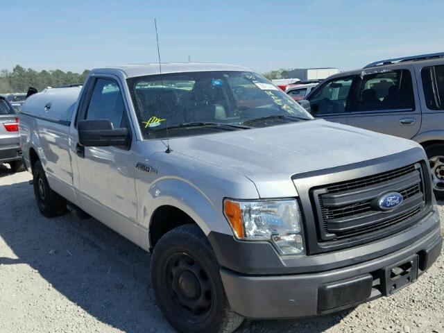 1FTMF1CM8EKD55496 - 2014 FORD F150 SILVER photo 1