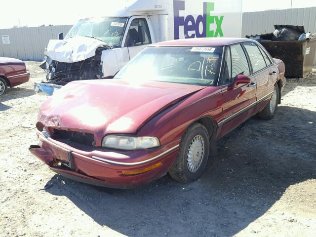 1G4HP52K9VH417292 - 1997 BUICK LESABRE CU RED photo 2