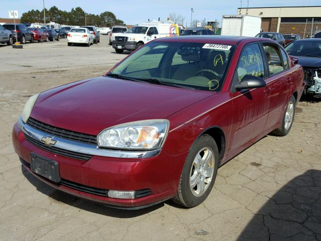 1G1ZU54824F113534 - 2004 CHEVROLET MALIBU LT RED photo 2