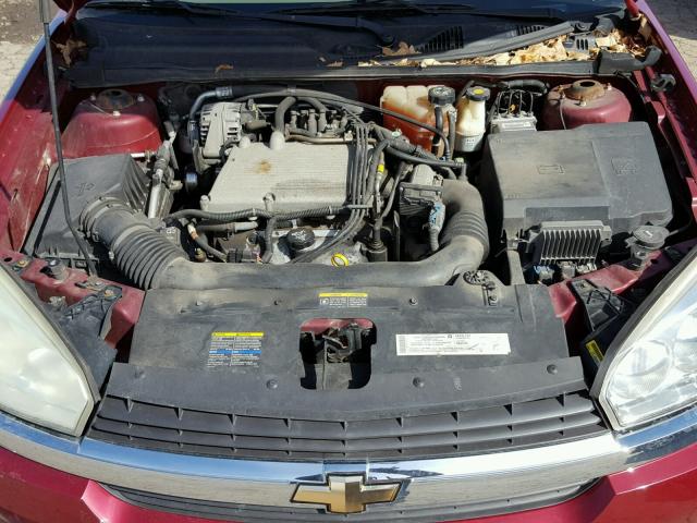 1G1ZU54824F113534 - 2004 CHEVROLET MALIBU LT RED photo 7