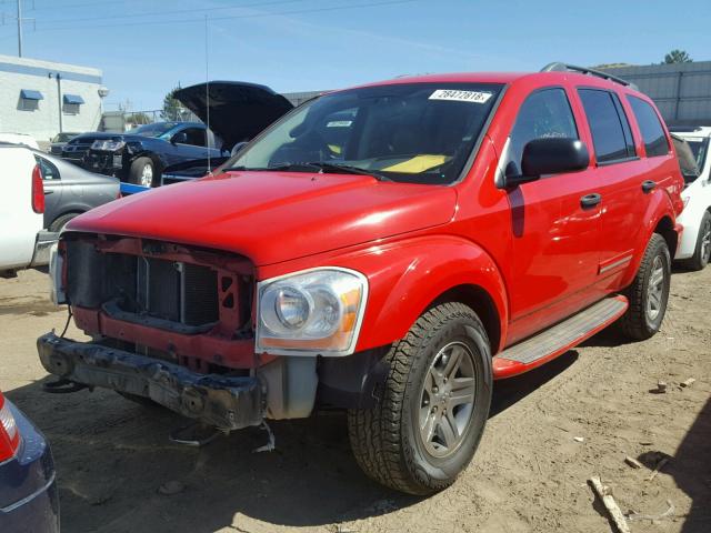 1D8HB58D55F509718 - 2005 DODGE DURANGO LI RED photo 2