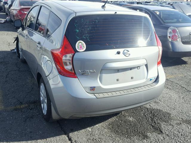 3N1CE2CP2EL407026 - 2014 NISSAN VERSA NOTE GRAY photo 3