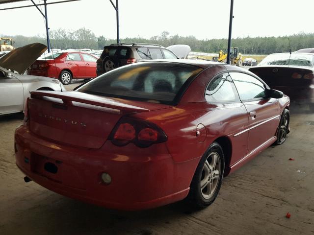 4B3AG42G83E158465 - 2003 DODGE STRATUS SE RED photo 4