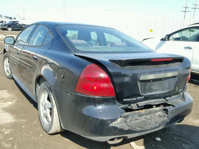 2G2WS522541315939 - 2004 PONTIAC GRAND PRIX შავი ფოტო 3