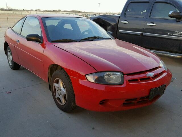 1G1JC12F247140446 - 2004 CHEVROLET CAVALIER RED photo 1