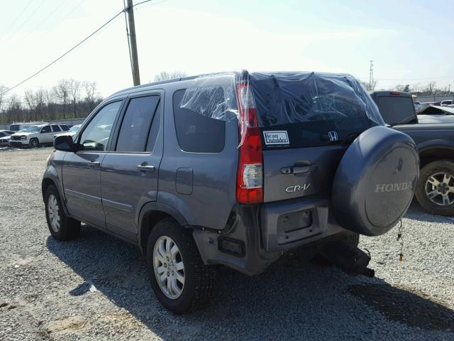 JHLRD78945C053610 - 2005 HONDA CR-V SE GRAY photo 3