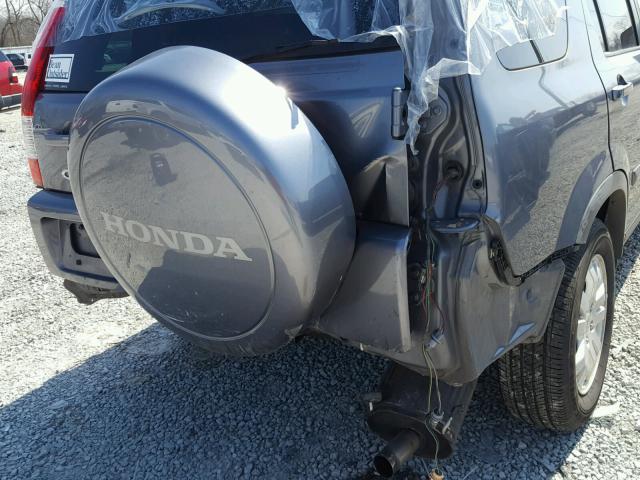 JHLRD78945C053610 - 2005 HONDA CR-V SE GRAY photo 9