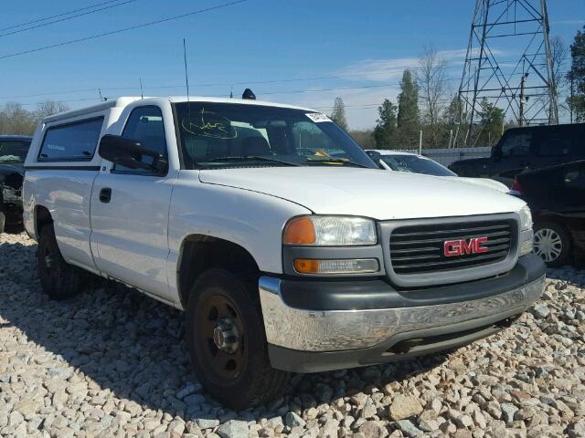 1GTEK14V51E199918 - 2001 GMC NEW SIERRA WHITE photo 1