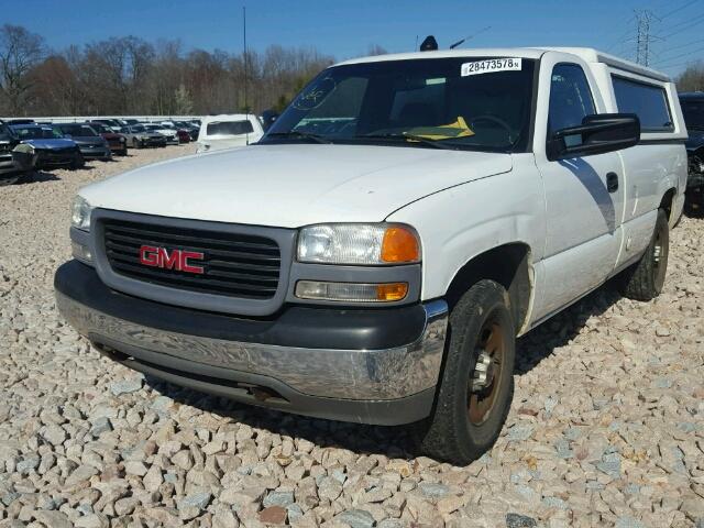 1GTEK14V51E199918 - 2001 GMC NEW SIERRA WHITE photo 2