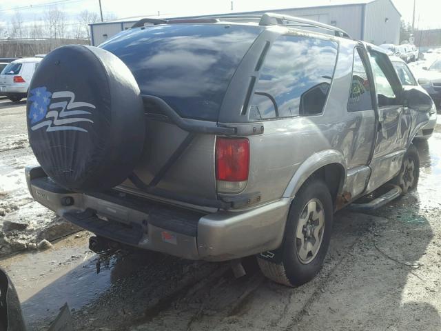 1GNCT18X63K102429 - 2003 CHEVROLET BLAZER GRAY photo 4