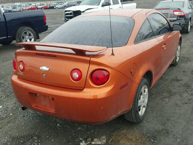 1G1AK15FX67870624 - 2006 CHEVROLET COBALT LS ORANGE photo 4