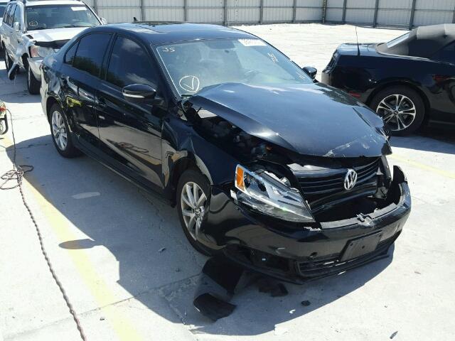 3VWDZ7AJ0BM317149 - 2011 VOLKSWAGEN JETTA SE BLACK photo 1