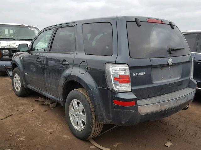 4M2CU81Z98KJ43746 - 2008 MERCURY MARINER GRAY photo 3