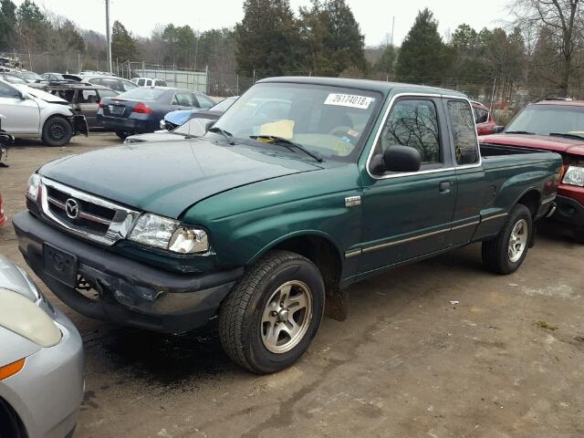 4F4YR16U61TM01925 - 2001 MAZDA B3000 CAB GREEN photo 2