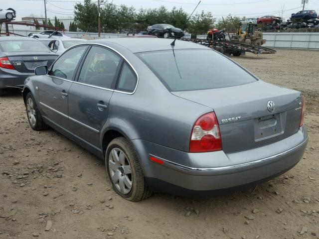 WVWTH63B83P278842 - 2003 VOLKSWAGEN PASSAT GLX 灰色 照片 3