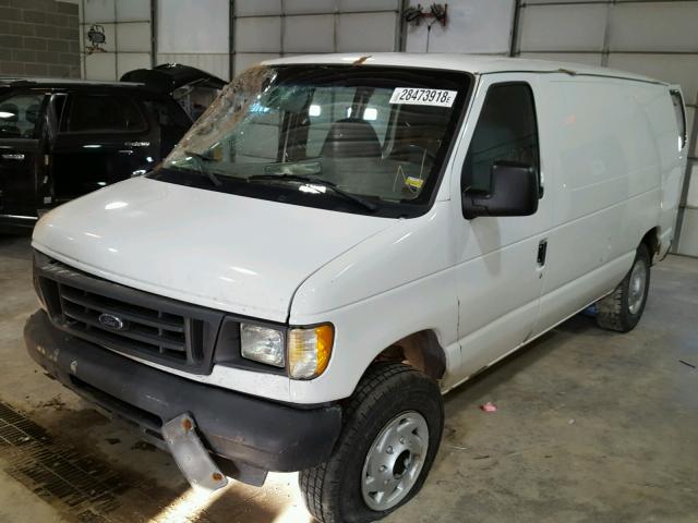 1FTNE24L34HA68436 - 2004 FORD ECONOLINE WHITE photo 2