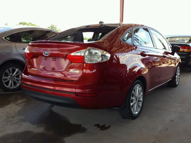 3FADP4BJ8EM102151 - 2014 FORD FIESTA MAROON photo 4