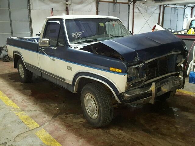 1FTEF15H7GNA67149 - 1986 FORD F150 TWO TONE photo 1