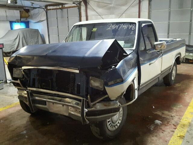 1FTEF15H7GNA67149 - 1986 FORD F150 TWO TONE photo 2