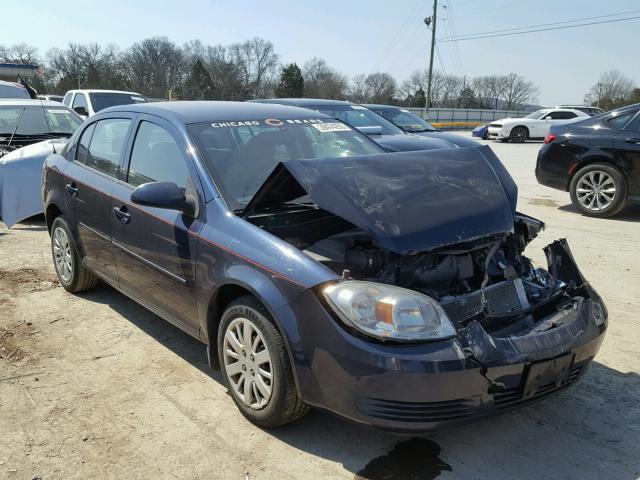 1G1AT58H097270586 - 2009 CHEVROLET COBALT LT BLUE photo 1