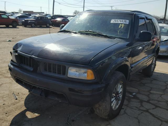 1GHDT13W4T2706910 - 1996 OLDSMOBILE BRAVADA BLACK photo 2