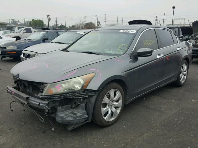 1HGCP36858A016015 - 2008 HONDA ACCORD EXL GRAY photo 2