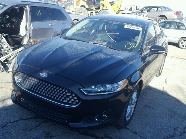 3FA6P0HD4ER140773 - 2014 FORD FUSION SE BLACK photo 2