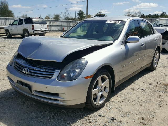 JNKCV51E74M603000 - 2004 INFINITI G35 SILVER photo 2