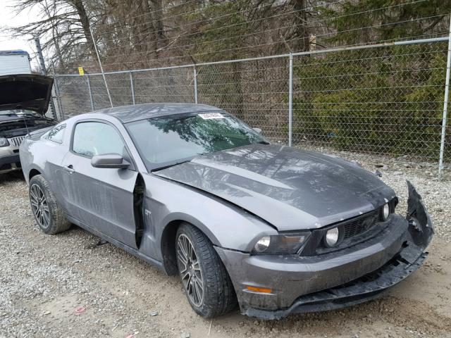 1ZVBP8CH3A5154255 - 2010 FORD MUSTANG GT GRAY photo 1