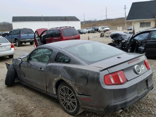 1ZVBP8CH3A5154255 - 2010 FORD MUSTANG GT GRAY photo 3