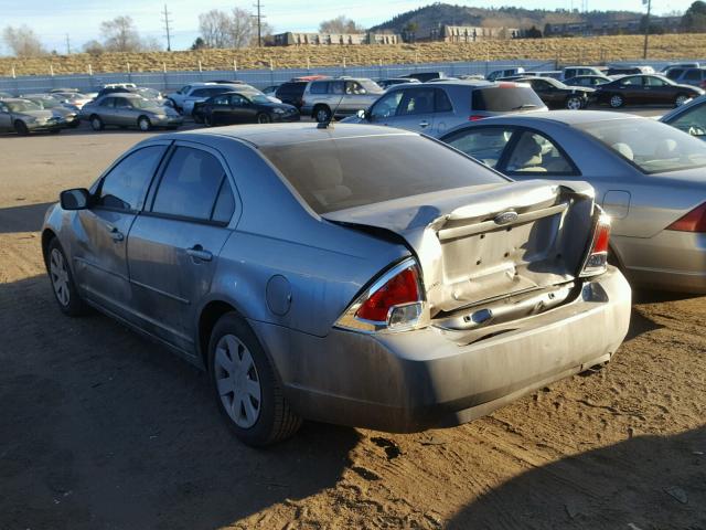 3FAHP06Z58R263414 - 2008 FORD FUSION S GRAY photo 3