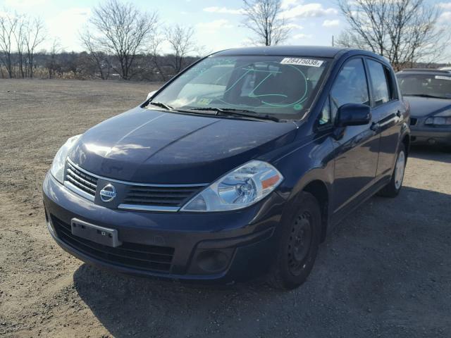 3N1BC13E98L432715 - 2008 NISSAN VERSA S BLUE photo 2