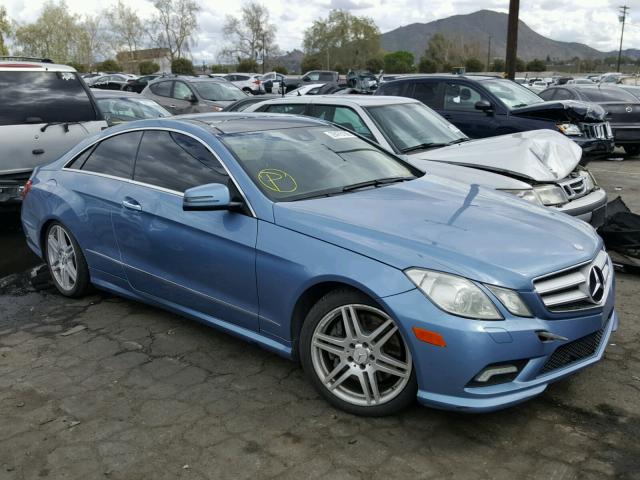 WDDKJ7CBXAF049819 - 2010 MERCEDES-BENZ E 550 BLUE photo 1