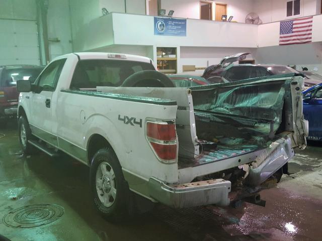 1FTNF1EV3AKB84581 - 2010 FORD F150 WHITE photo 3