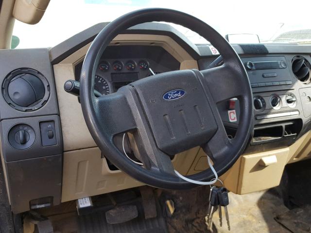 1FDSF30598EC32837 - 2008 FORD F350 SRW S WHITE photo 10