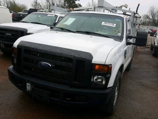 1FDSF30598EC32837 - 2008 FORD F350 SRW S WHITE photo 2