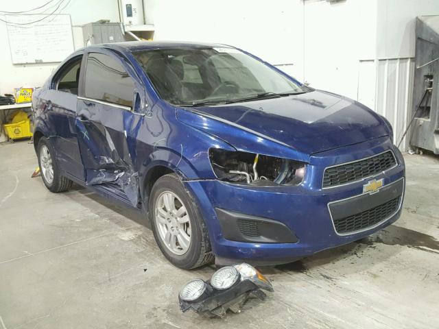 1G1JC5SH3E4112585 - 2014 CHEVROLET SONIC LT BLUE photo 1