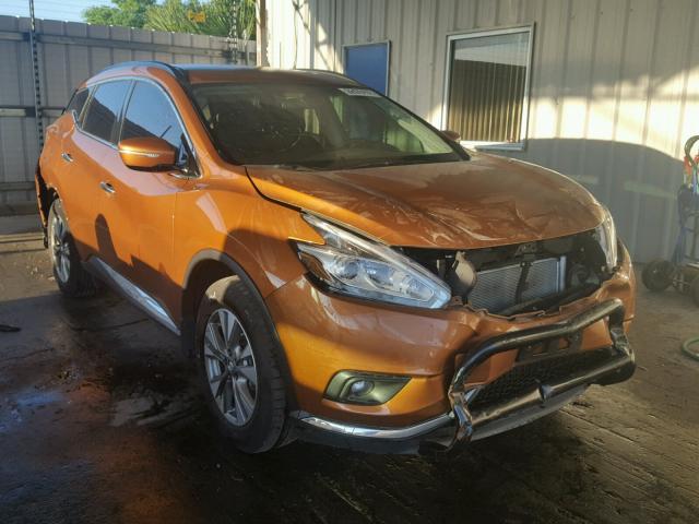 5N1AZ2MG2FN247069 - 2015 NISSAN MURANO S GOLD photo 1