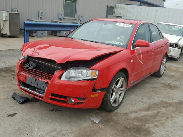 WAUDF78E27A109831 - 2007 AUDI A4 2.0T QU RED photo 2