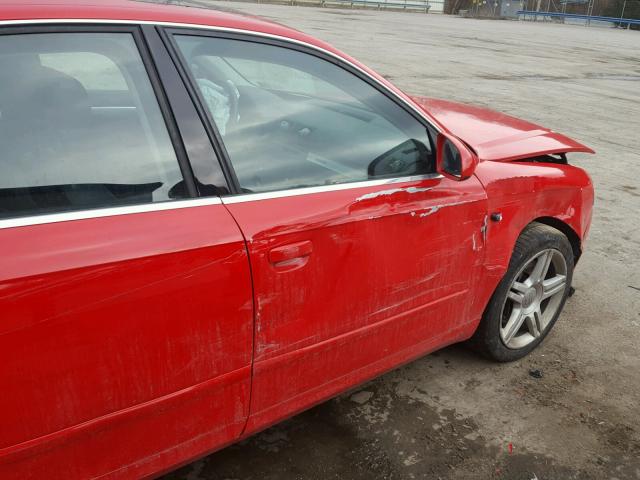 WAUDF78E27A109831 - 2007 AUDI A4 2.0T QU RED photo 9