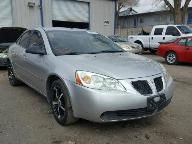 1G2ZG58B474252475 - 2007 PONTIAC G6 BASE SILVER photo 1